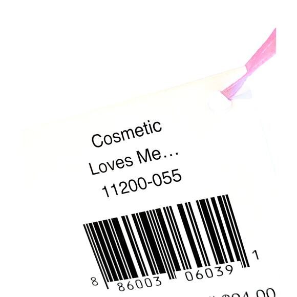 New with Tags Vera Bradley Loves Me Cosmetic Bag 12" Long - Picture 10 of 12